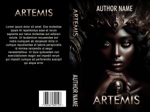 Artemis: Ready Made Book Cover: The goddess Artemis captivates her audience with her beauty and intelligence. A heroine to be revered. BookSelf UK