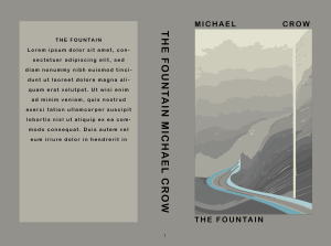 The Fountain: Premade Book Cover: Turn your one-of-a-kind illustrated art book cover into a bestseller! Help to upload with BookSelf UK.